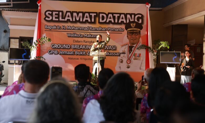 Danny Pomanto Resmikan Groundbreaking Renovasi Gereja Bukit Zaitun