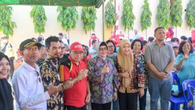 Indira Yusuf Ismail Tinjau Pelayanan Posyandu Lansia di Gereja Bukit Tamalanrea