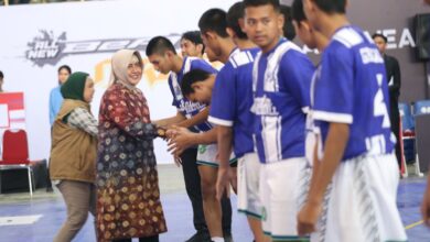 Indira Yusuf Ismail Buka Turnamen Basket Honda DBL with Kopi Good Day Sulawesi Selatan