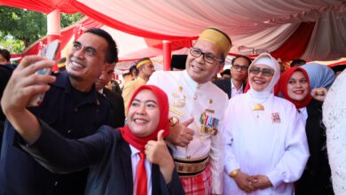Indira-Danny Khidmat Ikuti Upacara Peringatan Proklamasi Kemerdekaan ke-79 RI di Rujab Gubernur