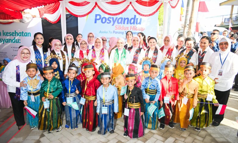 Posyandu Asoka 7A Dikunjungi Ibu Negara, Ketua TP PKK Kota Makassar Apresiasi Kerja Sama Semua Pihak