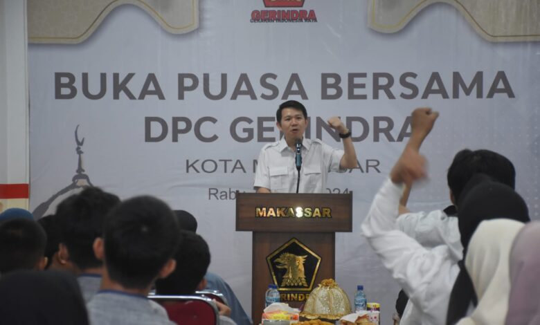 Gerindra Makassar Gelar Buka Puasa Bersama: Momentum Silaturahmi dan Semangat Baru Menuju Pilkada 2024