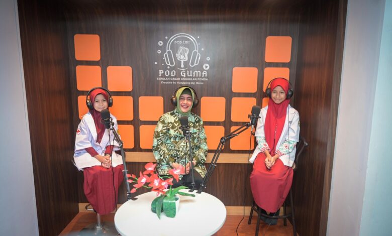 Podcast Bersama Siswa SD, Indira Yusuf Ismail Bahas Pentingnya Cuci Tangan untuk Cegah Stunting