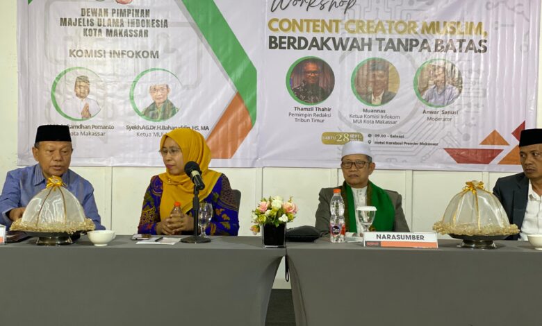 Buka Workshop Dakwah Digital, Plt Kadis Kominfo Makassar Tekankan Pentingnya Pemanfaatan Teknologi Bijak