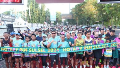 Pjs Wali Kota Arwin Azis Jadi Runner di Event Notary Run dan Kemenkes Fun Walk