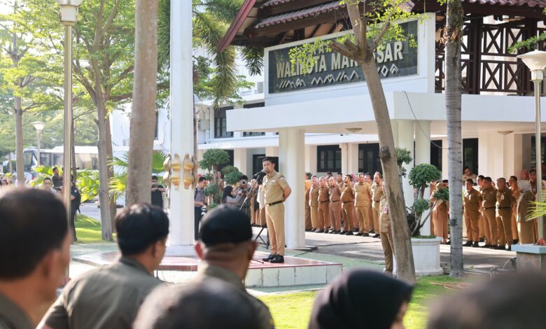 Pjs Arwin Azis Ajak ASN-non ASN Pemkot Makassar Halau Ideologi yang Bertentangan dengan Pancasila