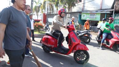 Scooter Matic, Pjs Wali Kota Pantau Sabtu Bersih