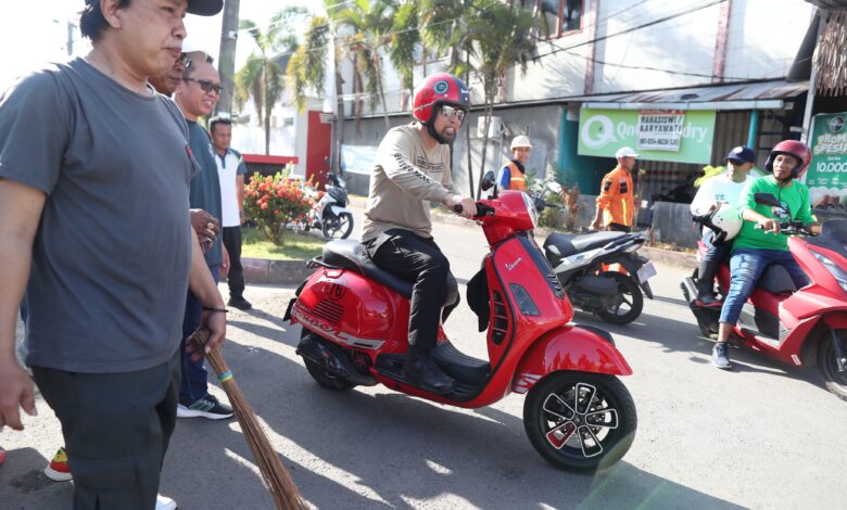 Scooter Matic, Pjs Wali Kota Pantau Sabtu Bersih