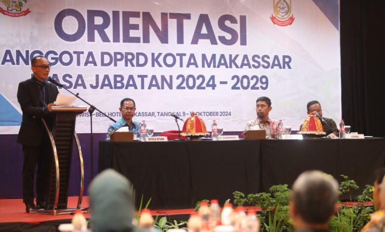 Pjs Wali Kota Makassar Hadiri Penutupan Orientasi Anggota DPRD Kota Makassar 2024-2029