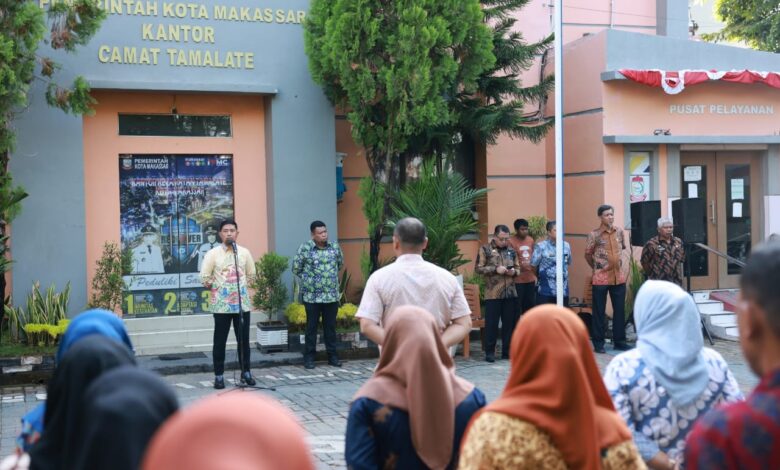 Pjs Wali Kota Arwin Azis Pimpin Apel Pagi di Tamalate, Tekankan Netralitas ASN