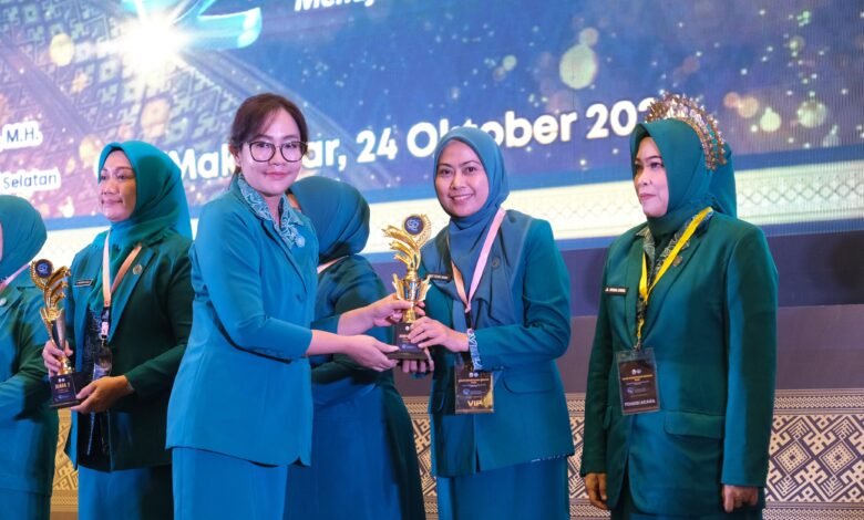 HKG TP PKK Provinsi Sulsel 2024, TP PKK Makassar Raih Sederetan Prestasi