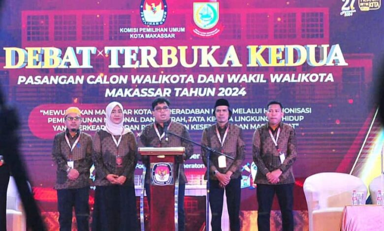 Debat Kedua Pilkada Makassar 2024, 4 Paslon Adu Gagasan Dan Ide
