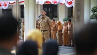 Andi Arwin Azis Pimpin Apel Sampaikan Pesan Kekompakan