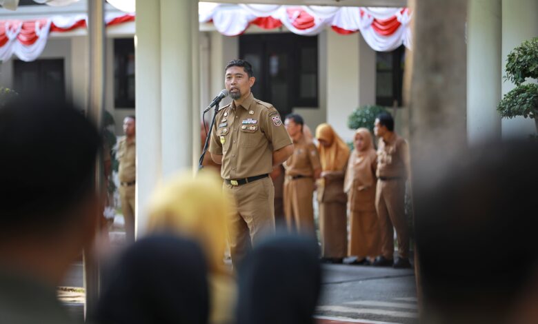 Andi Arwin Azis Pimpin Apel Sampaikan Pesan Kekompakan