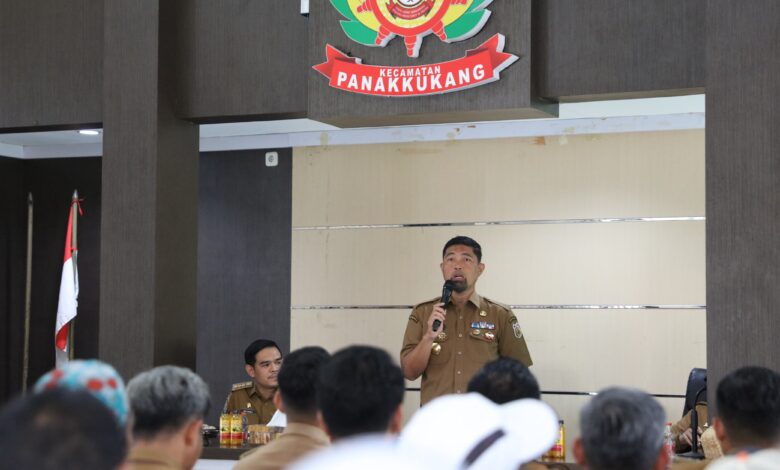 Pjs Wali Kota Makassar Kunjungi Kecamatan Panakukang, Ingatkan Warga Jaga Persaudaraan di Masa Kampanye