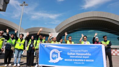 Pj Sekda Makassar Hadiri Peresmian Penerbangan Baru Garuda Indonesia Makassar-Balikpapan