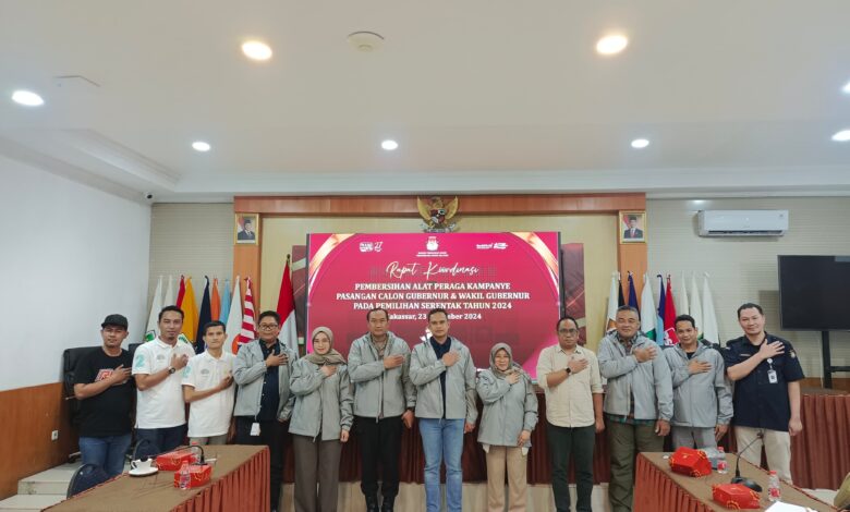 KPU Sulsel Mulai Lakukan Pembersihan APK , Pastikan Sesuai PKPU