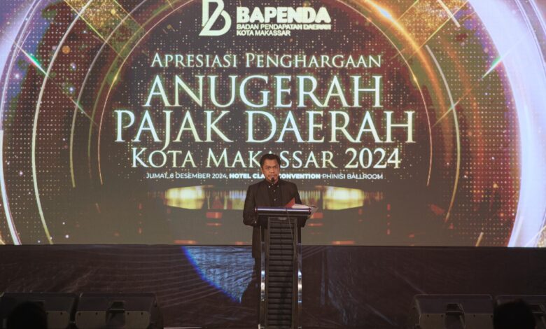 Tax Award Bapenda 2024, Danny Pomanto Sebut Pendapatan The Real Prestasi Pemerintahan