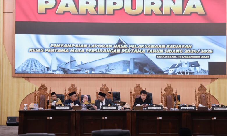 Pemkot dan DPRD Makassar Setujui 15 Usulan Pembentukan Perda Tahun 2025