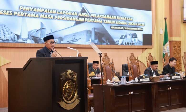 Pj Sekda Irwan Adnan Mengpresiasi dan Mengatensi Laporan Hasil Reses Anggota DPRD Kota Makassar
