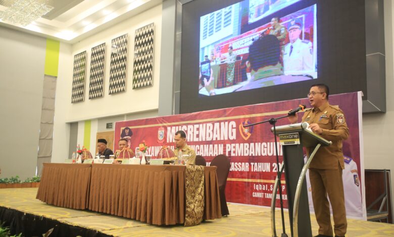 Buka Musrenbang Kecamatan Tamalanrea, Plh Sekda Makassar: Lebih Transparan dan Partisipatif