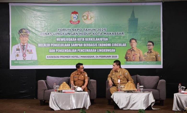 Dinas Lingkungan Hidup Makassar Gelar Forum SKPD 2025, Fokus Pengelolaan Sampah Berbasis Ekonomi Sirkular