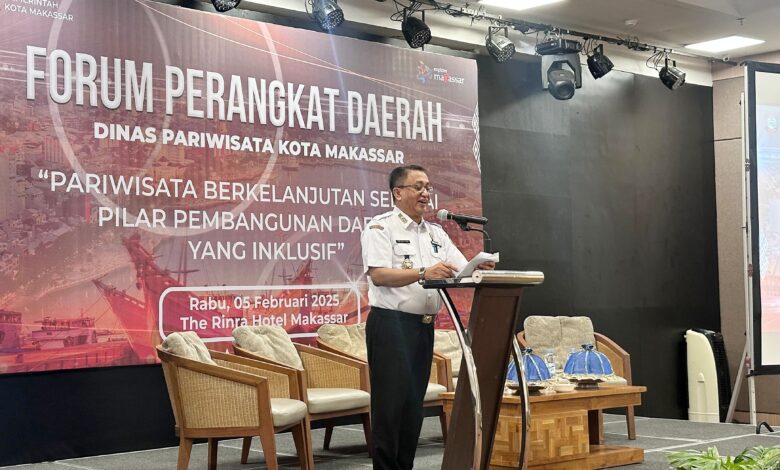 Asisten I Pemkot Makassar Buka Forum Perangkat Daerah Dinas Pariwisata, Tekankan Pengembangan Pariwisata Berkelanjutan