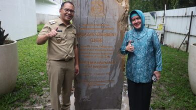 Ketua TP PKK Kota Makassar Dampingi Danny Pomanto Resmikan Makassar Government Centre