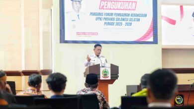 Pj Gubernur Prof Fadjry Djufry Kukuhkan Pengurus FPK Provinsi Sulsel