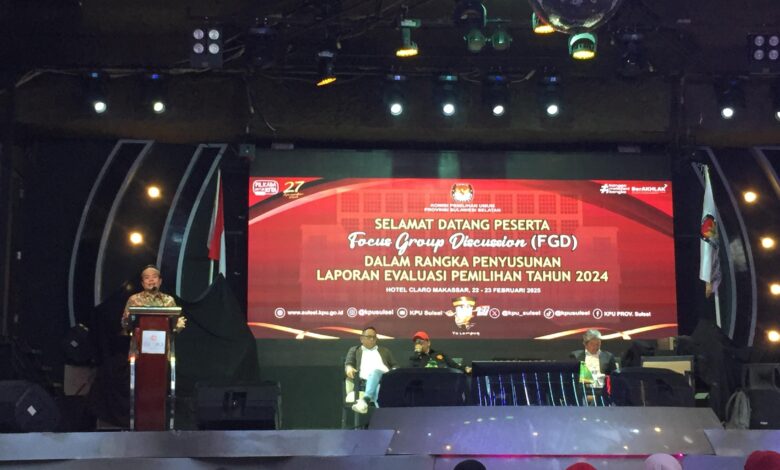 KPU Sulsel Gelar FGD, Fokus untuk Menyusun Rekomendasi Pemilu 2024 yang Lebih Transparan