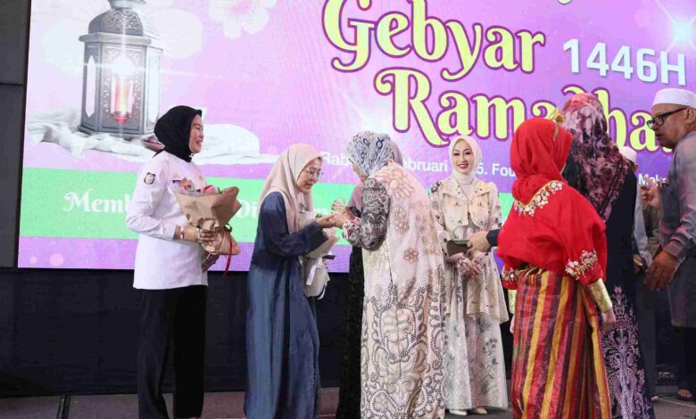 Melinda Aksa Ajak Umat Islam Bersihkan Hati dan Perkuat Ibadah di Gebyar Ramadan Makassar