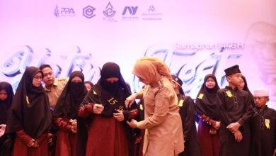 Aliyah Mustika Ilham Hadiri Yatim Fest Ramadan di Makassar, Santuni 1.000 Anak Yatim