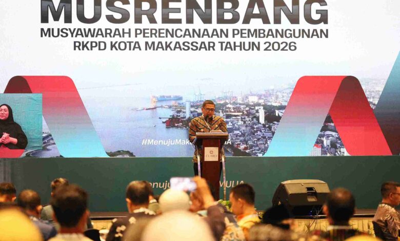 Musrenbang RKPD 2026, Pemkot Makassar Prioritaskan Pembangunan Inklusif yang Berdaya Saing