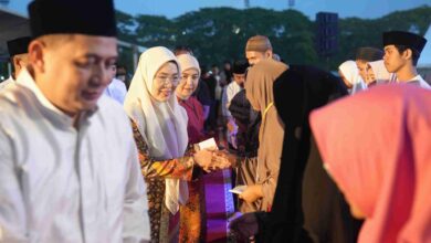 Digelar Pemkot Makassar, Melinda Aksa Hadiri Buka Bersama Anak Panti Asuhan dan BKMT