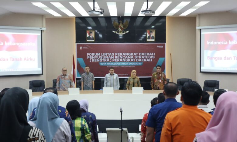 Wali Kota Makassar Buka Forum Lintas Perangkat Daerah Penyusunan Renstra 2025-2029