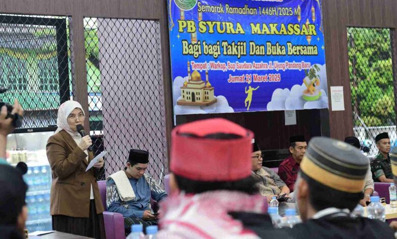 Aliyah Mustika Ilham Apresiasi Kepedulian Sosial PB. Syura di Bulan Ramadan