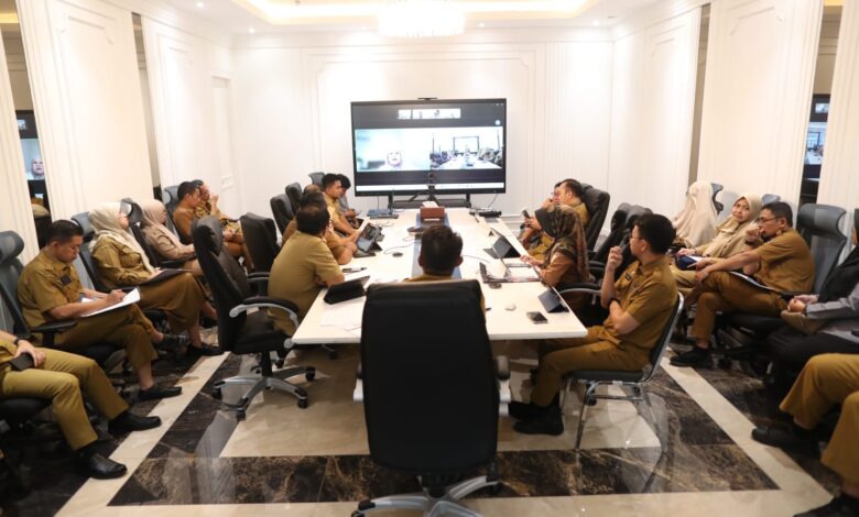 Pj Sekda Makassar Pimpin Rakor Pengelolaan APBD dan Pengadaan Barjas Bersama KPK RI