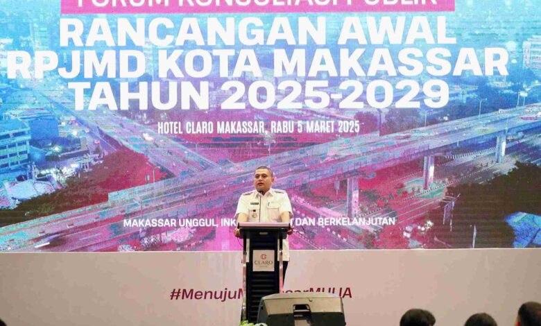 Wali Kota Makassar Buka Forum Konsultasi Publik Rancangan Awal RPJMD 2025-2029