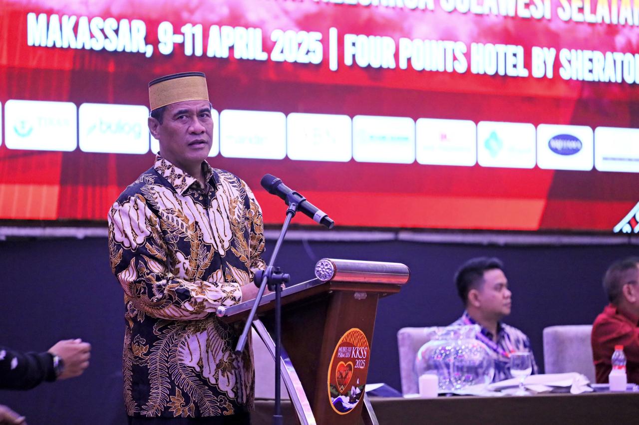 Wakil Wali Kota Makassar Dampingi Menteri Pertanian di Mubes XII KKSS 2025
