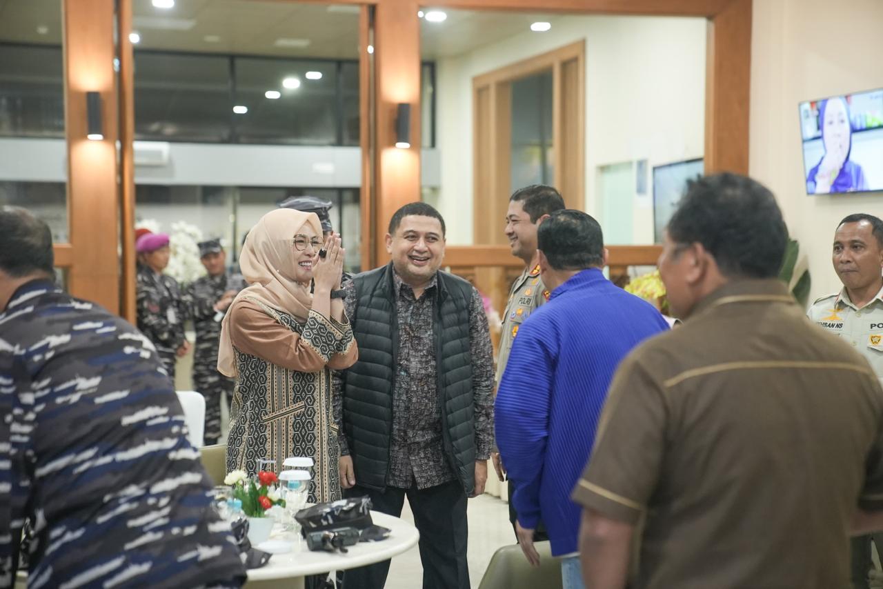 Kunker di Sulsel, Wali Kota Makassar Munafri Arifuddin Jemput KSAL Muhammad Ali di Lanud Sultan Hasanuddin