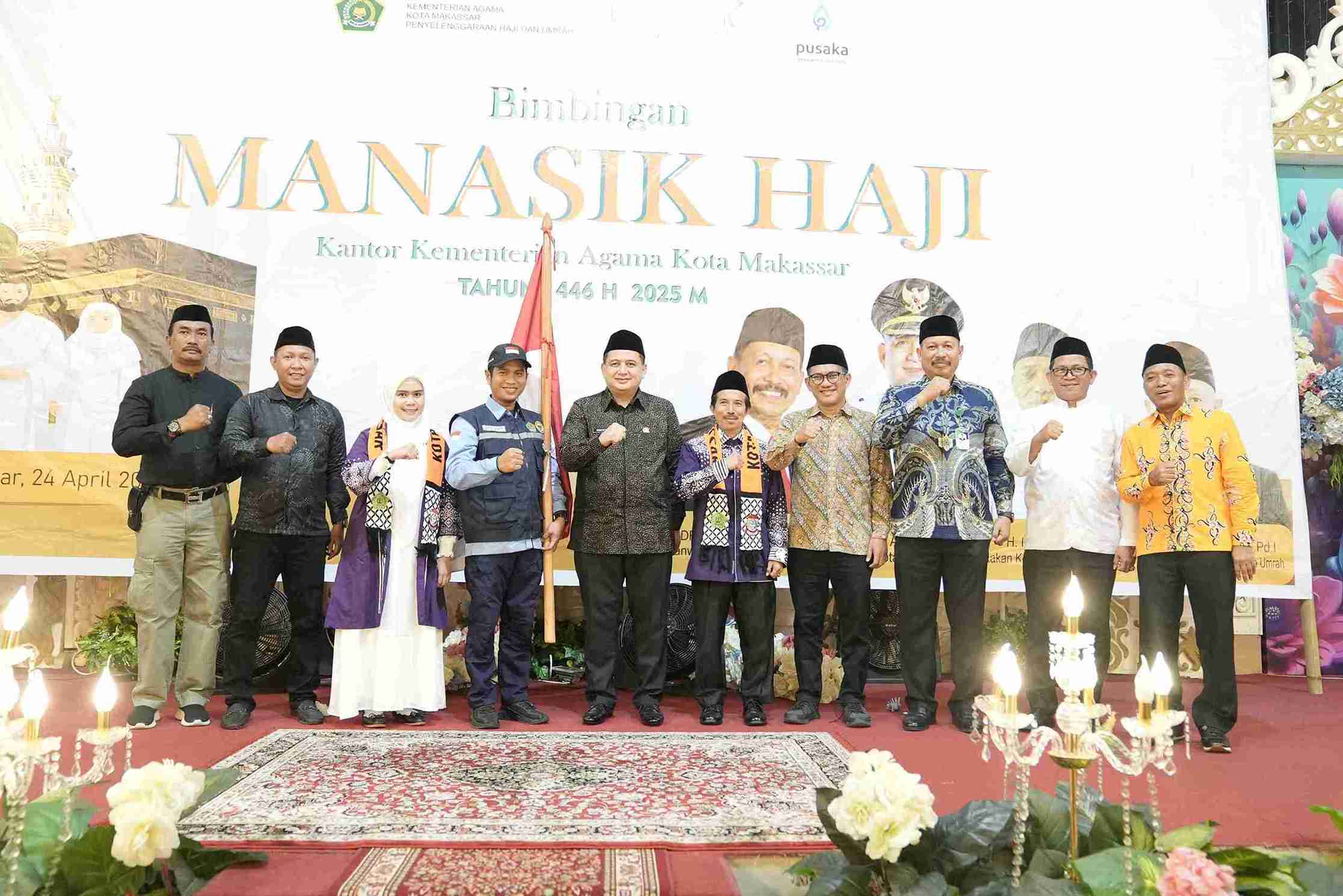 Lepas 1.165 JCH Asal Makassar, Appi Titip Doakan Kebaikan Kota Daeng