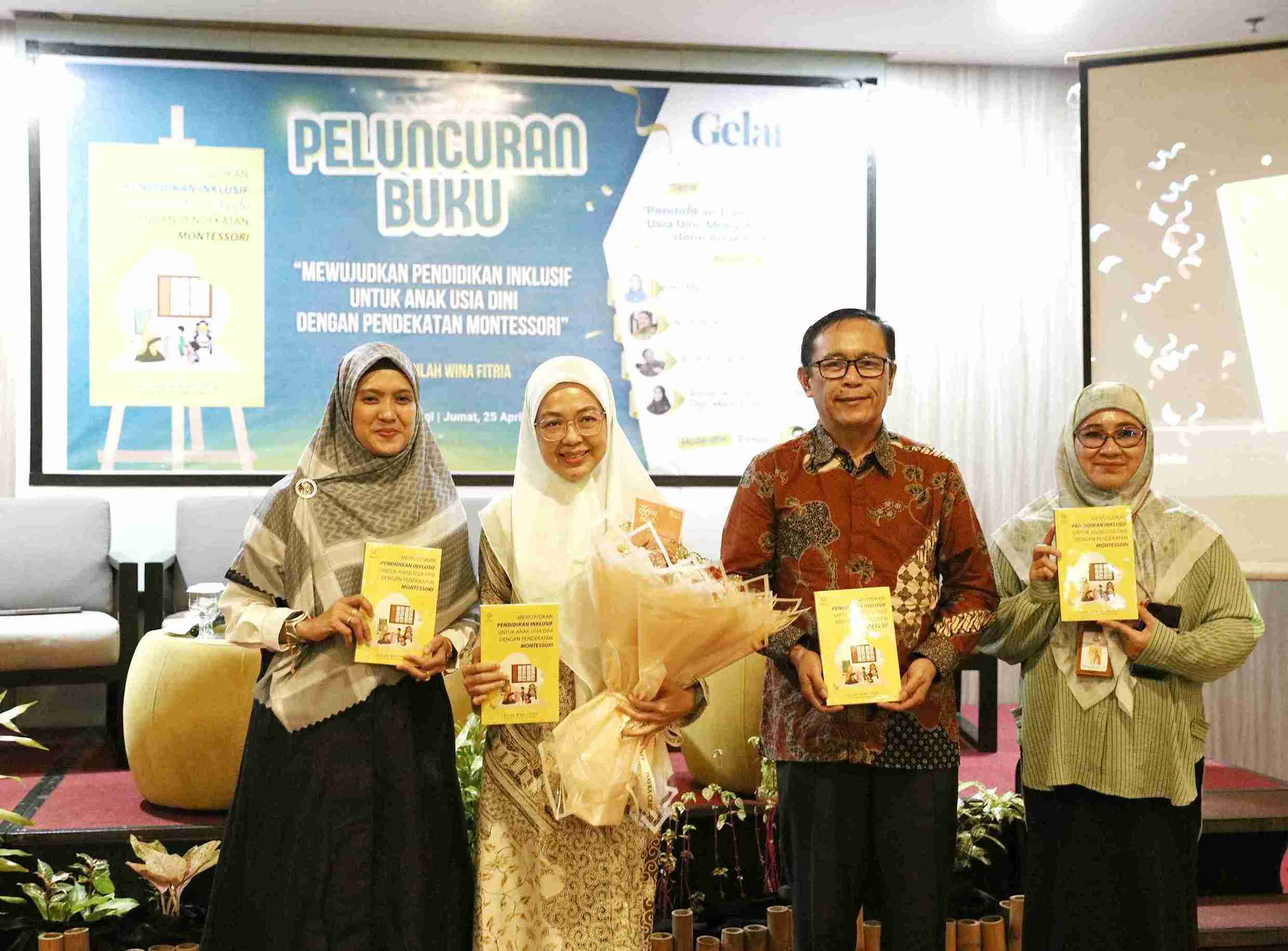 Bunda PAUD Melinda Aksa Apresiasi Peluncuran Buku Karya Adilah Wina Fitria