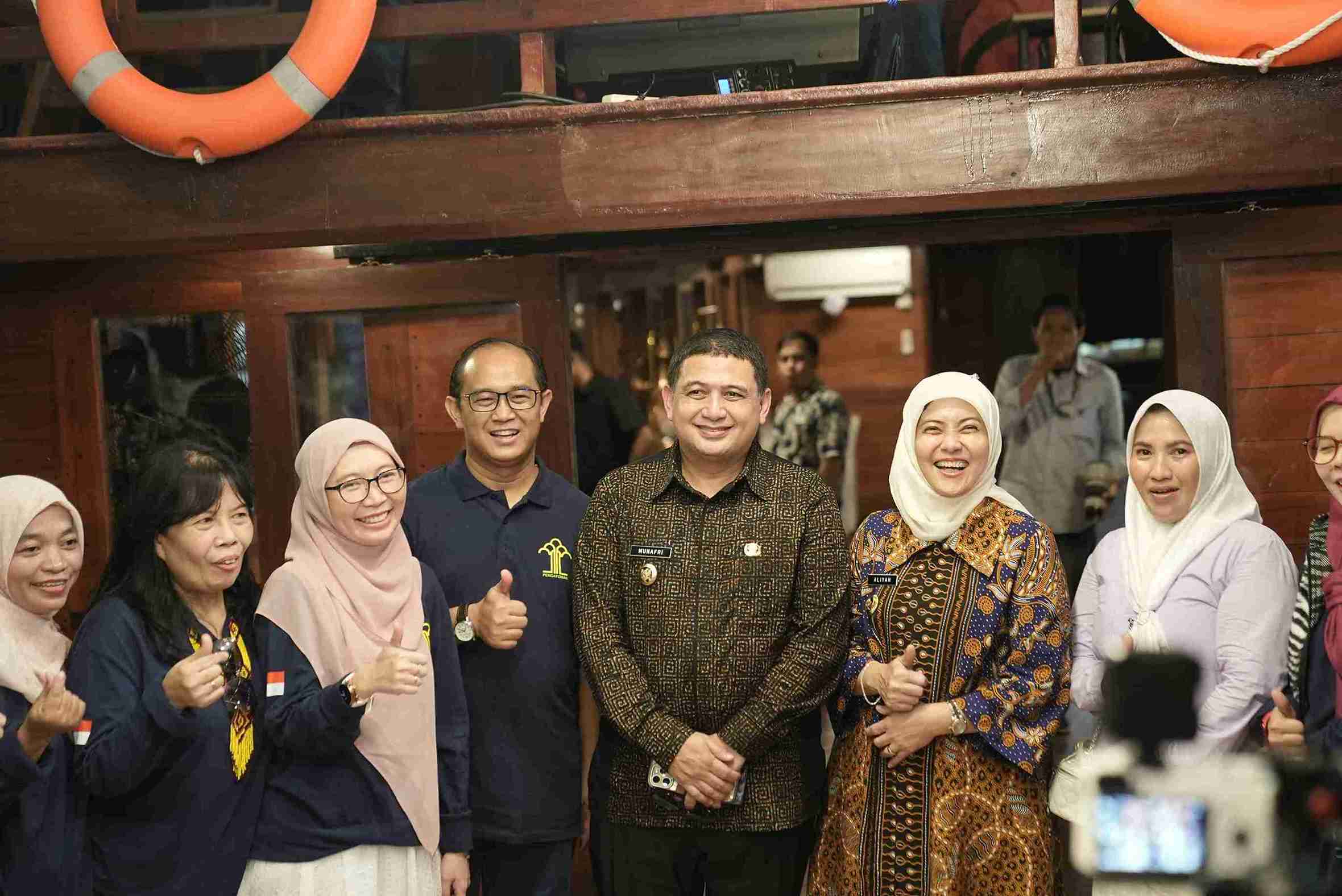 Jamu Rombongan Kementrian Hukum RI dan Ikatan Notaris Indonesia Sulsel, Munafri Perkenalkan Potensi Wisata Bahari dan Kuliner Kota Makassar