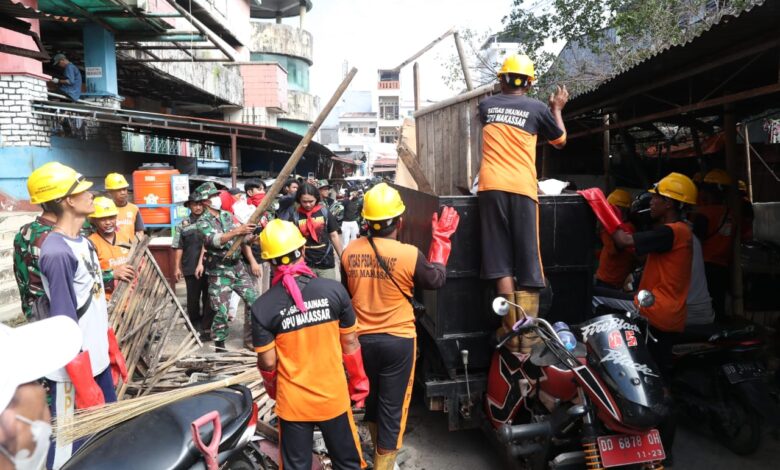 Warga Apresiasi Karya Bakti Kodim 1408/ Makassar, Pasar Terong Kini Lebih Bersih dan Tertata