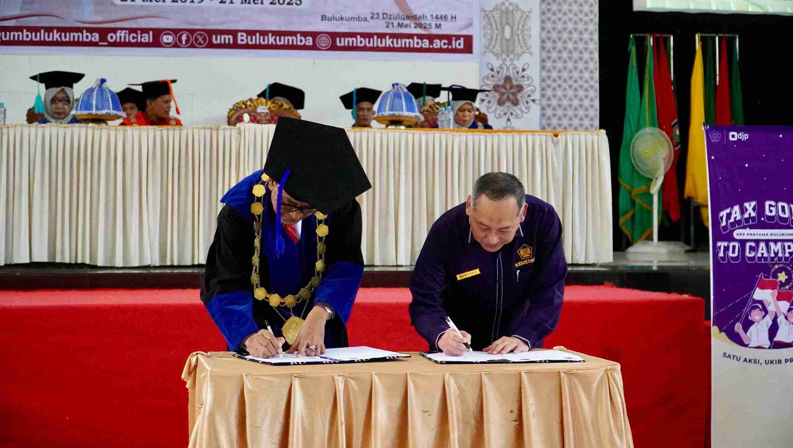Perluas Jangkauan Edukasi Pajak: Kanwil DJP Sulselbartra dan Universitas Muhammadiyah Bulukumba Tandatangani MoU Tax Center