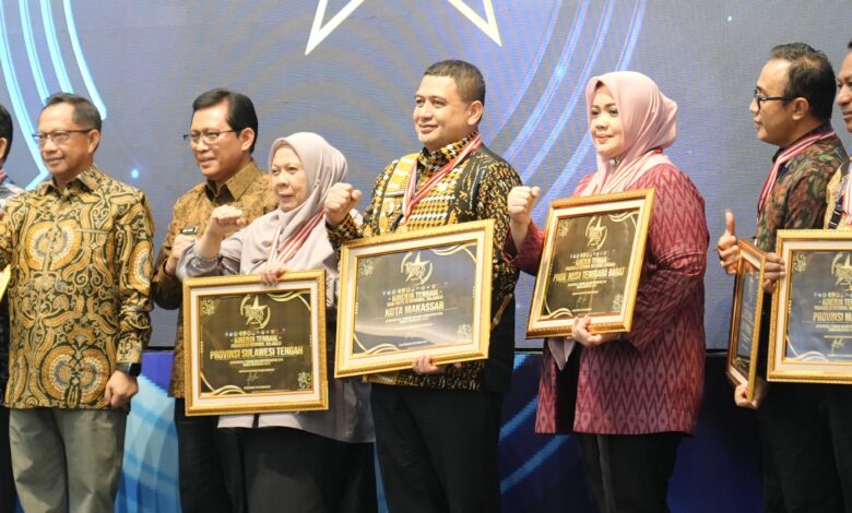 Kota Makassar Raih Penghargaan, Munafri-Aliyah Komitmen Tingkatkan Pelayanan Dasar