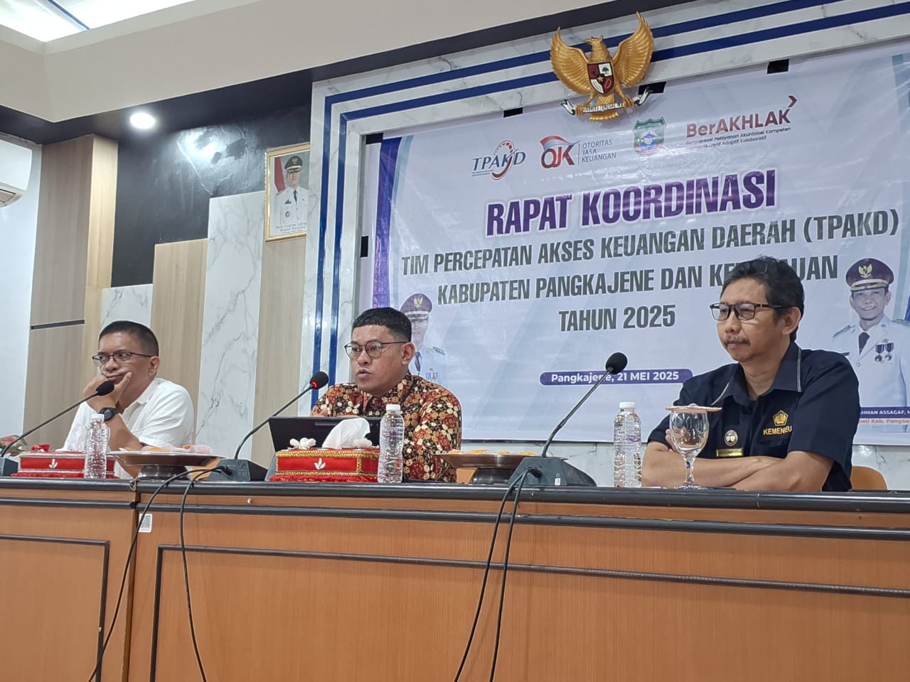 Tpakd Kabupaten Pangkep Kembali Gelar Rapat Koordinasi Bersama Ojk