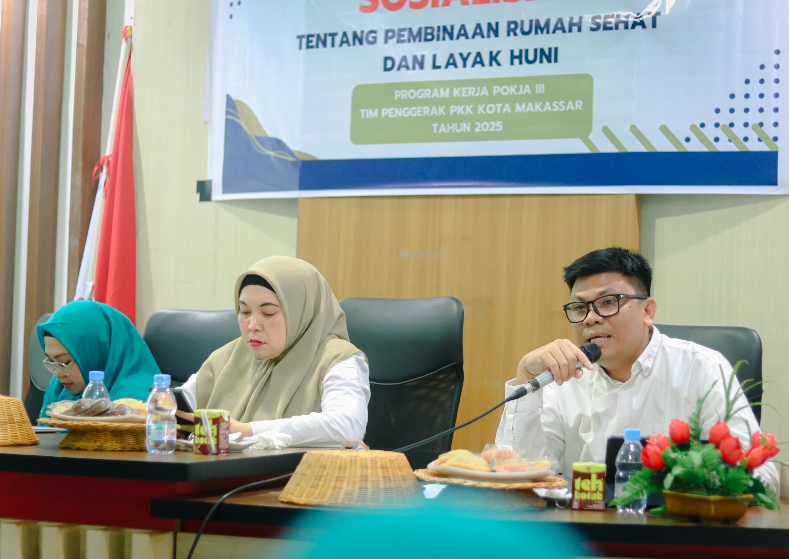 Pokja III TP PKK Kota Makassar Bina Kader Jadi Pembina Rumah Sehat dan Layak Huni