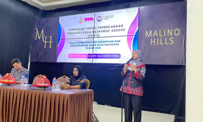 DPPPA Makassar Gelar Bimtek PPRG 2025, Dorong Perencanaan Pembangunan Berkeadilan Gender