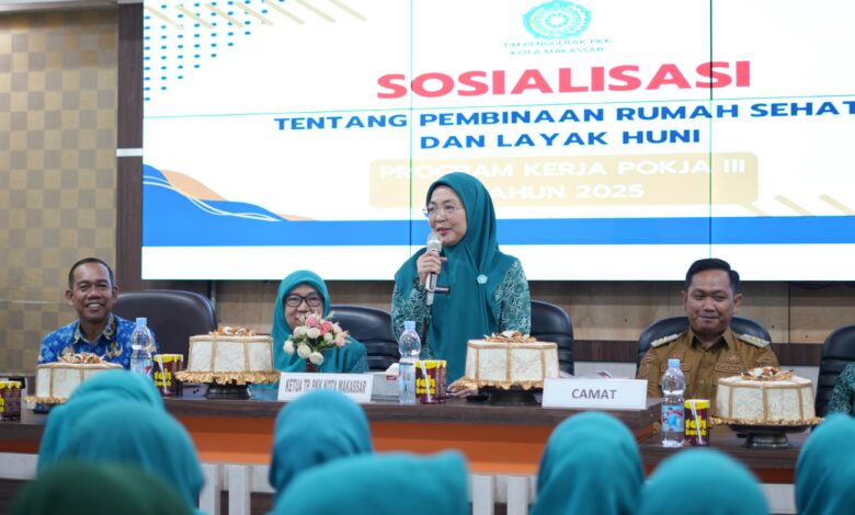 Ketua TP PKK Makassar Soroti Peran Rumah Sehat dalam Cegah Stunting